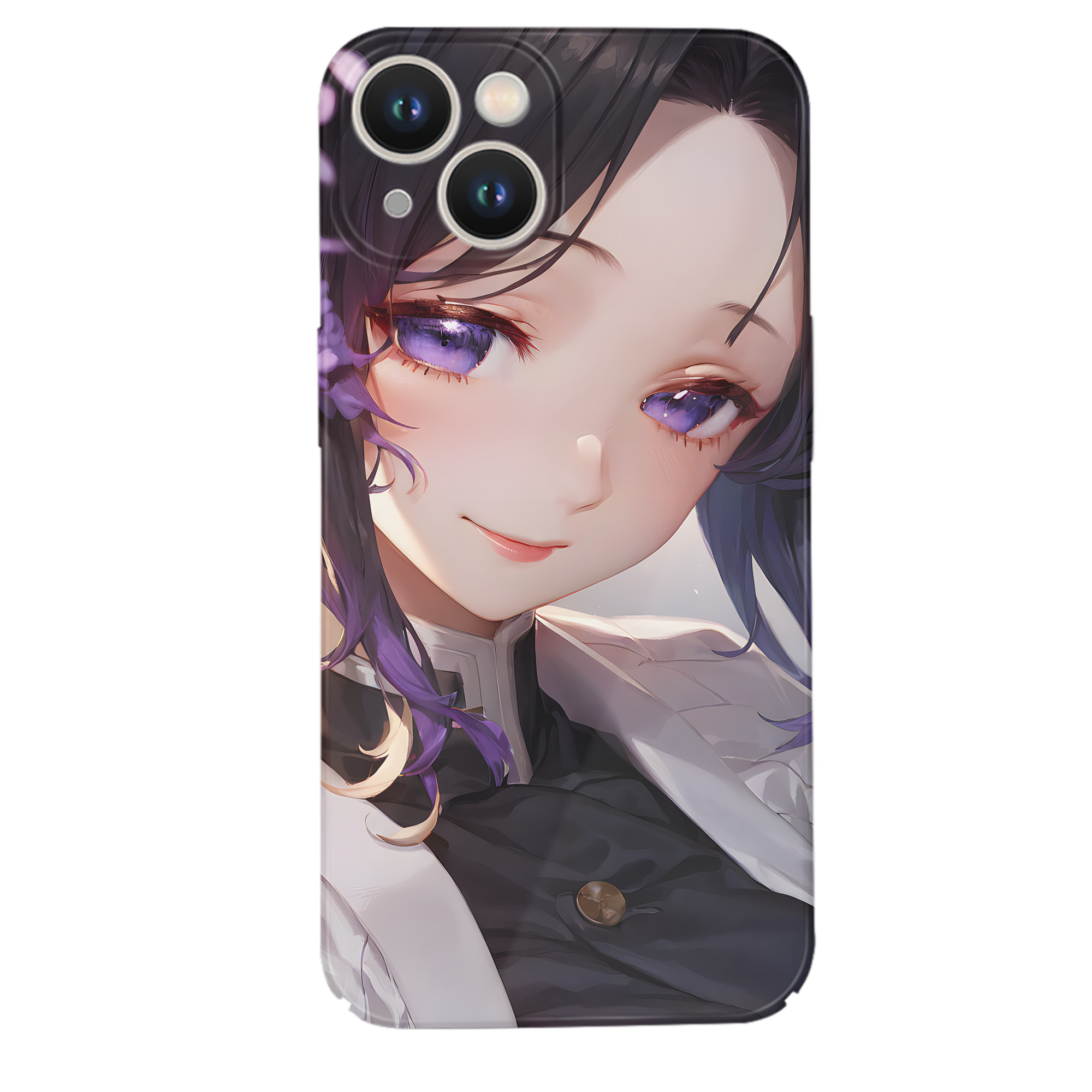 （画像用） 鬼滅の刃（きめつのやいば）蟲柱-胡蝶 しのぶ／こちょう しのぶ Kochou Shinobu 【iPhone 14シリーズ対応】ハードケース